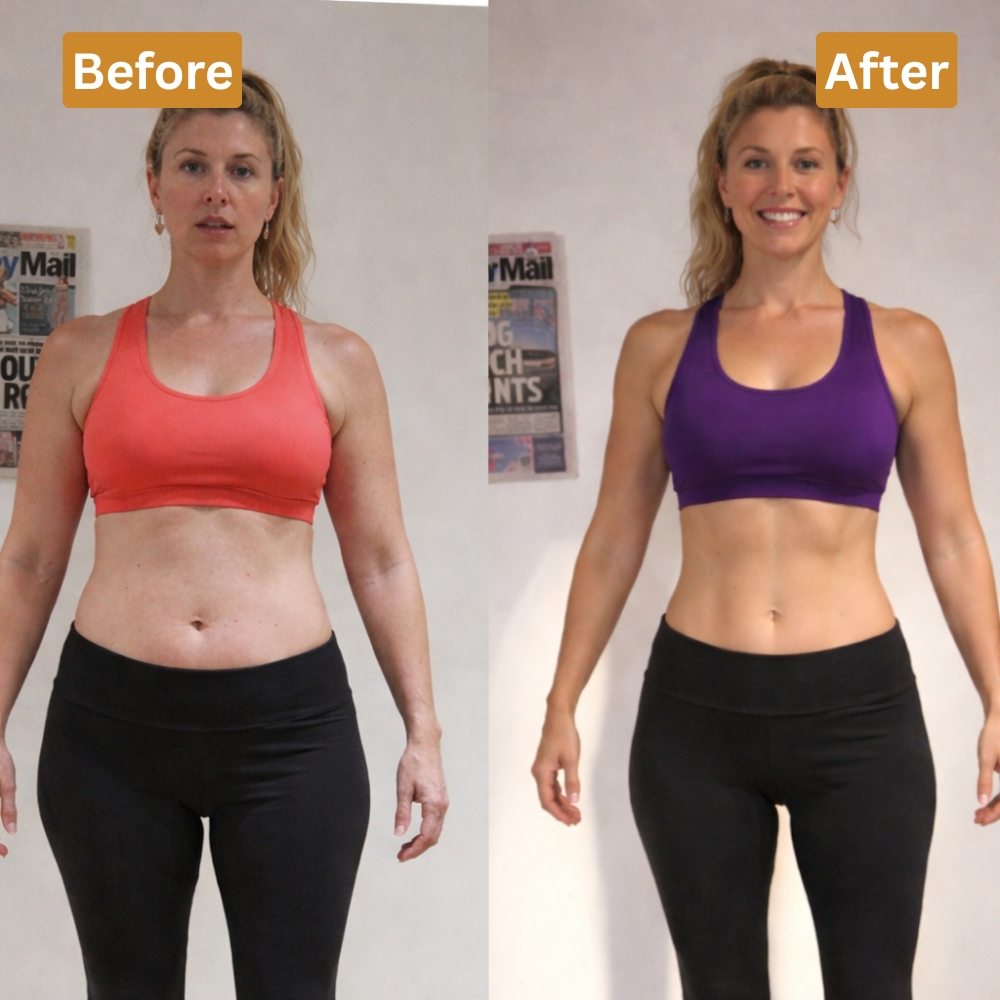 Alex's transformation — 70kg to 60kg